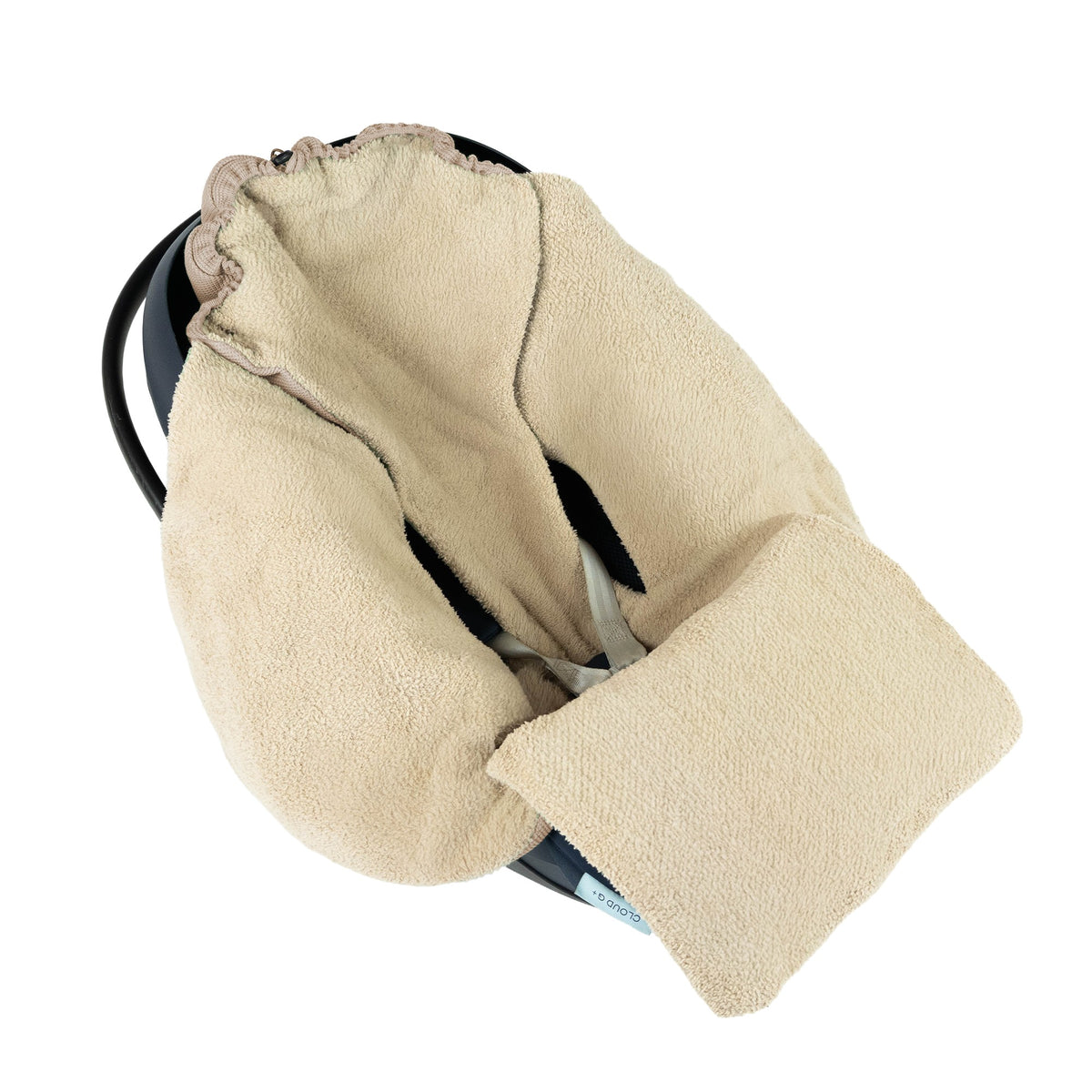 Baby Einschlagdecke Muckl -Taupe