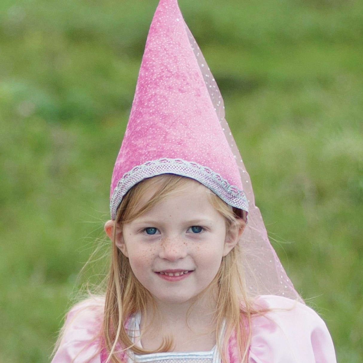 Glitzer-Prinzessinnenhut pink