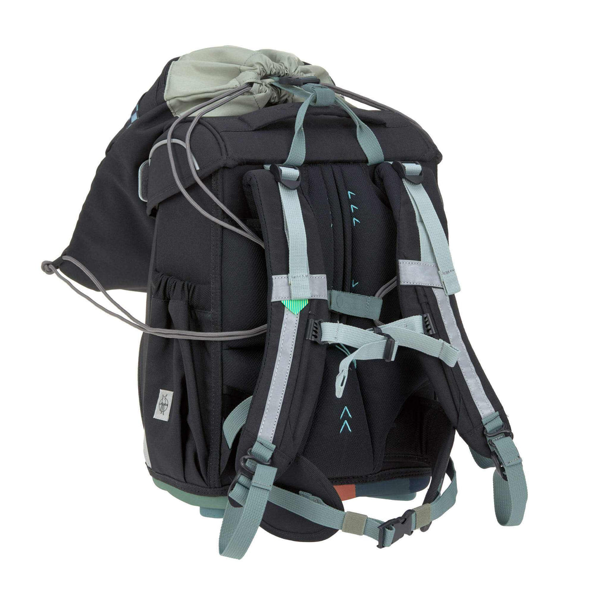 Schulranzen Set 7-teilig, Slim Unique Black