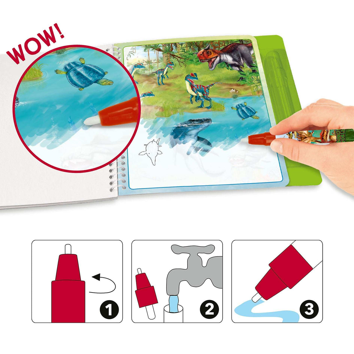 Dino World Aqua Magic Book