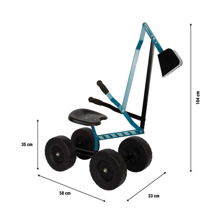 Bagger mit Rädern