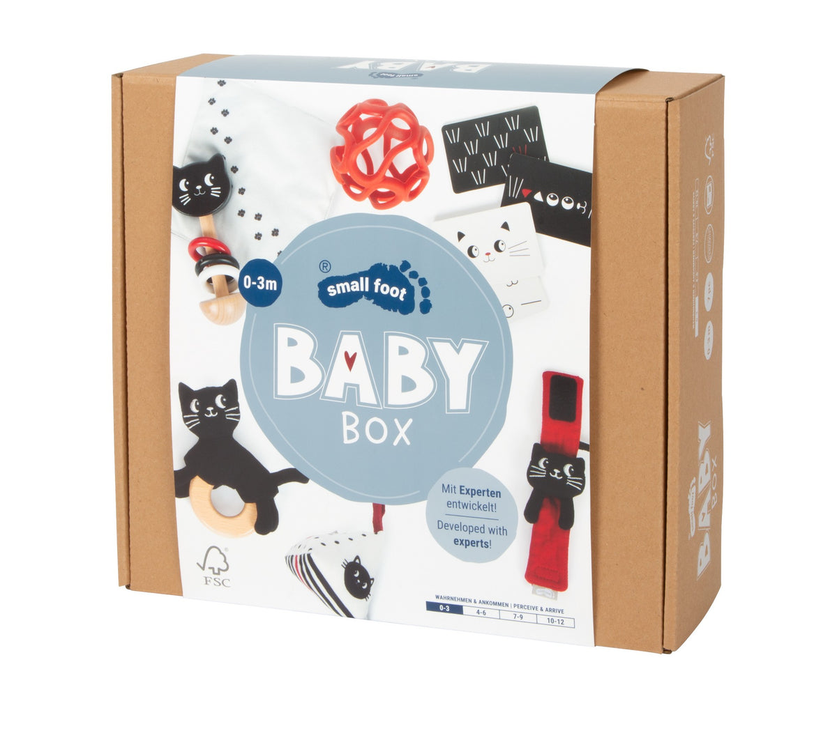Baby-Box 0-3 Monate „Wahrnehmen & Ankommen“