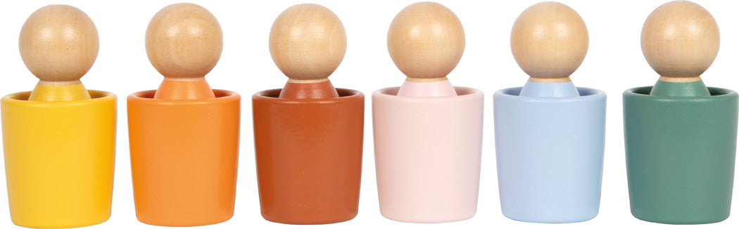Montessori Sortierbecher mit Figuren