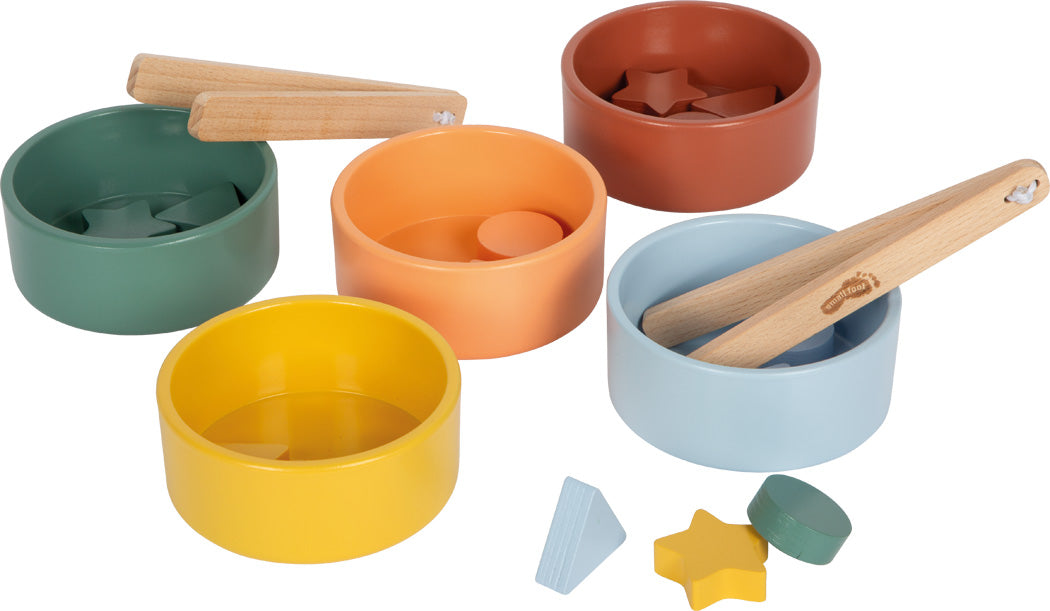 Montessori Sortierspiel mit Zange