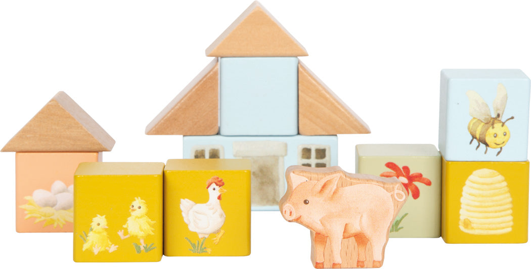 Holzbausteine „Farm Buddies“