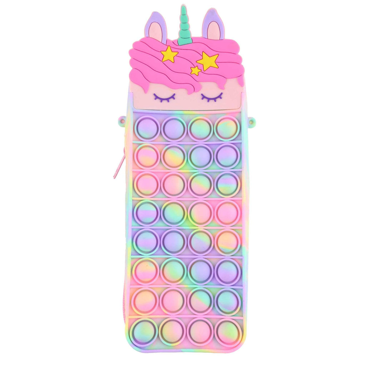 Federmäppchen Pop It Einhorn