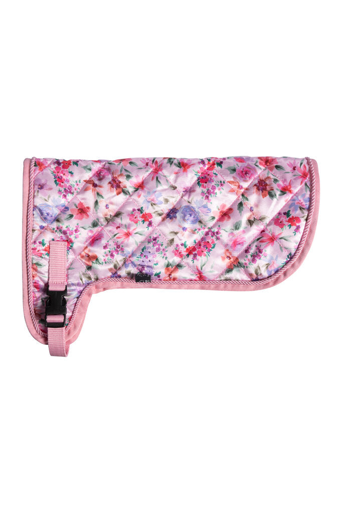 Hobby Horsing Decke flower von HKM mit dekorativem Druck und Kordelrand für Hobby Horse-Spielzeug.