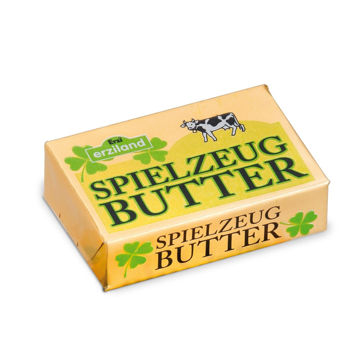 Butter aus Holz, kindgerechtes Kaufladenspielzeug aus lackiertem Buchenholz, 31x45x11mm, made in Germany
