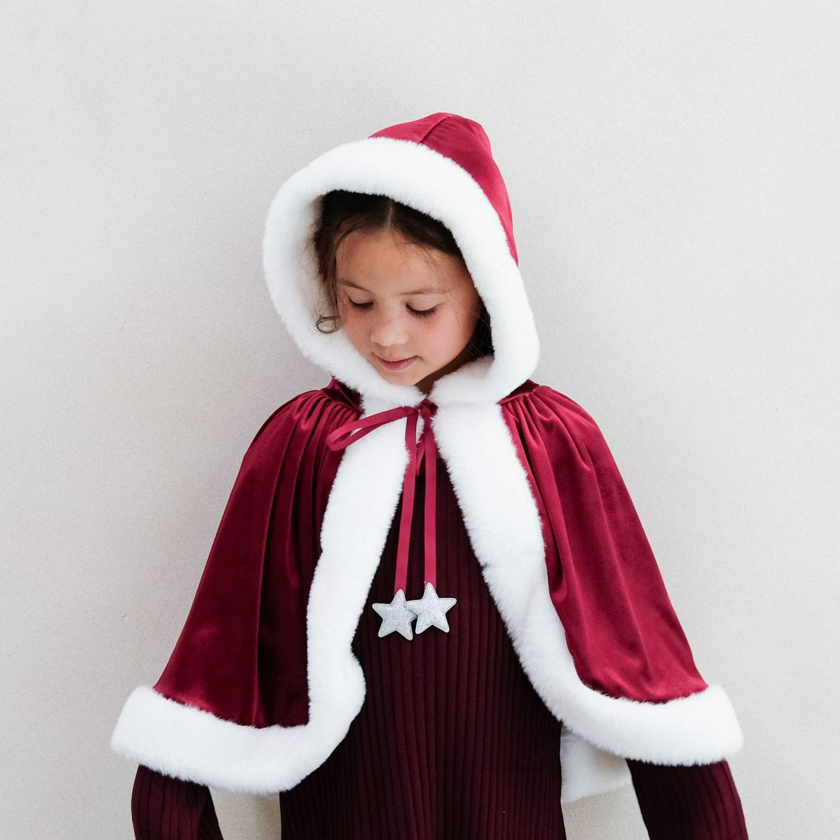 Weihnachtsumhang Mrs. Claus
