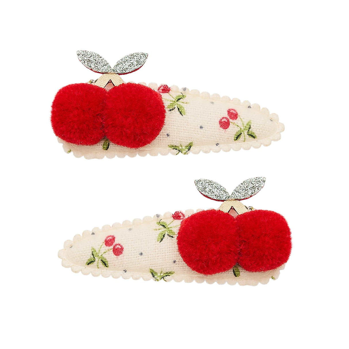 Pompom Clips/ Kirsche