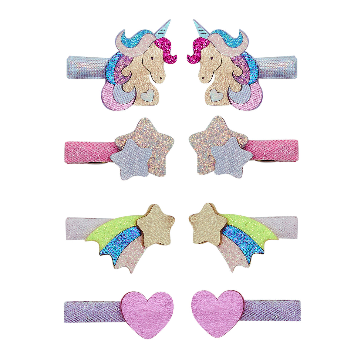 Haarclips Einhorn
