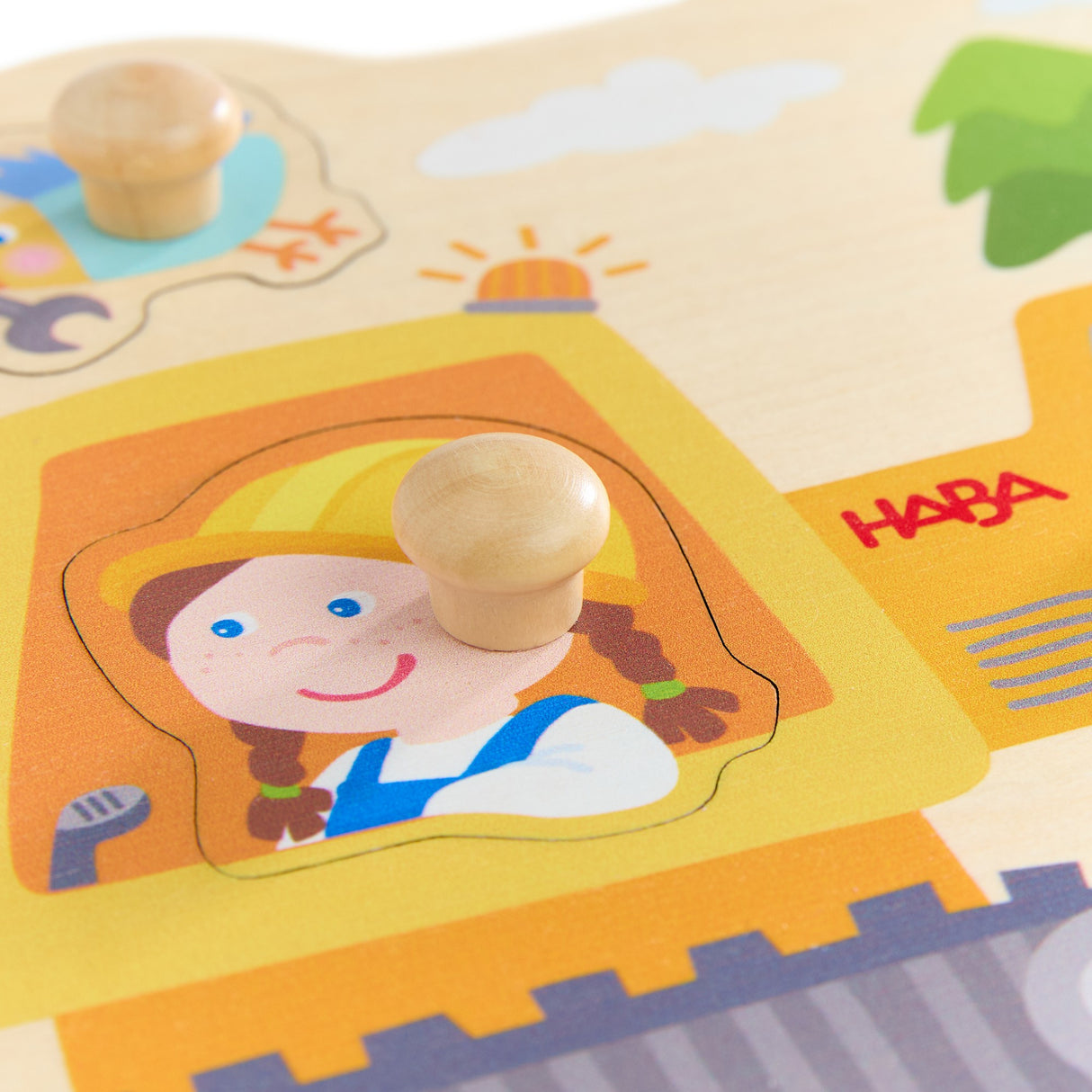 Greifpuzzle Bagger