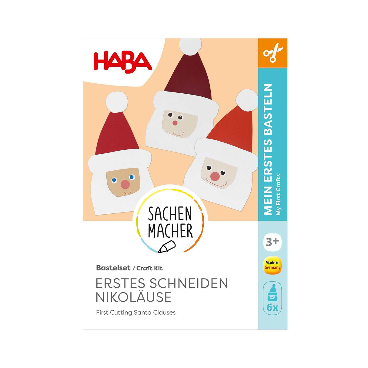 Bastelset - Erstes Schneiden Nikoläuse