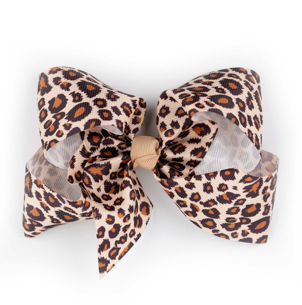 Haarspange Schleife - Leopard
