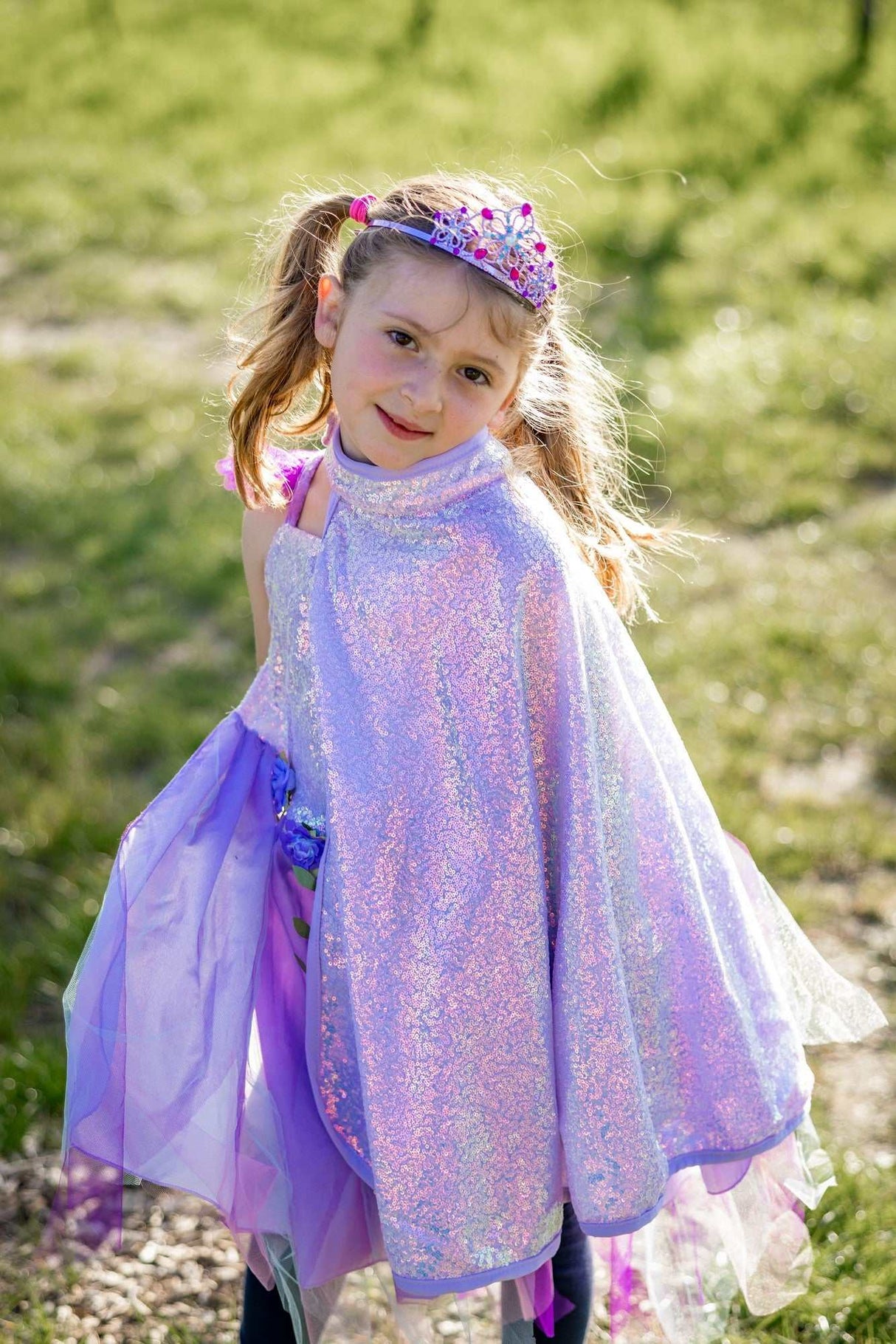 Juwelen-Diadem Lila