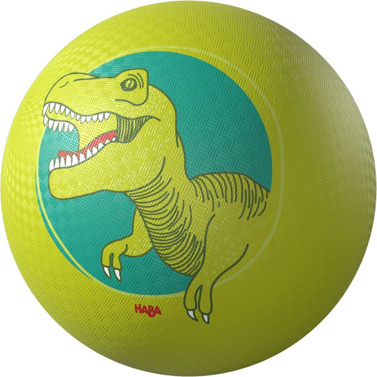 HABA Dinosaurier Spielball mit griffiger Oberfläche für Kinder ab 2 Jahren, 12,7 cm Durchmesser