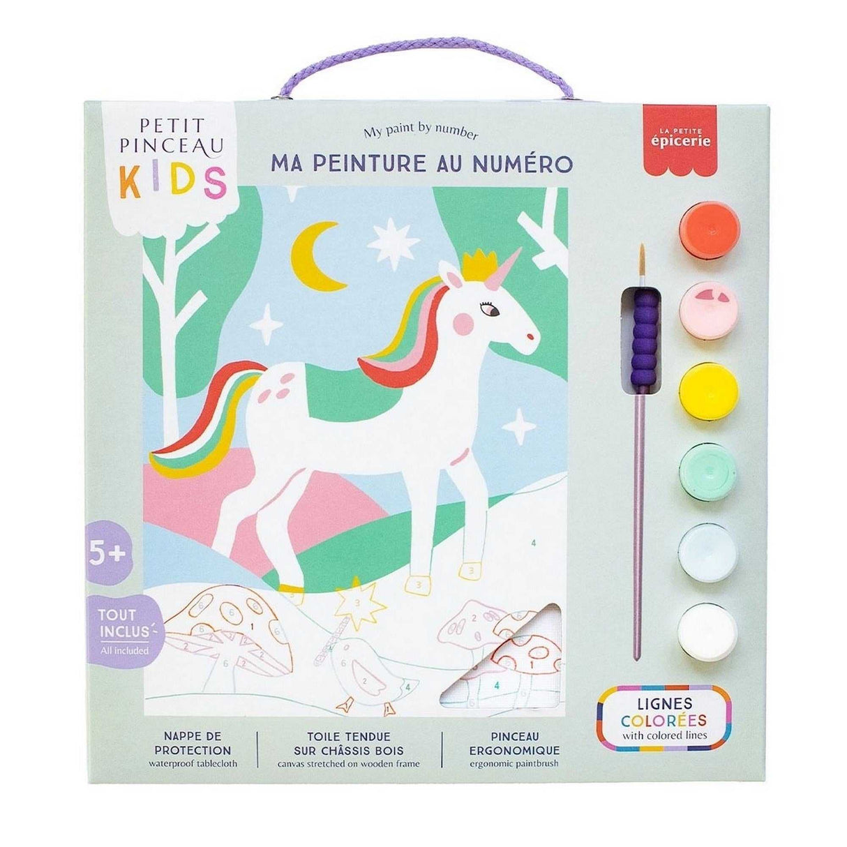 Malen nach Zahlen Set Kids - Einhorn