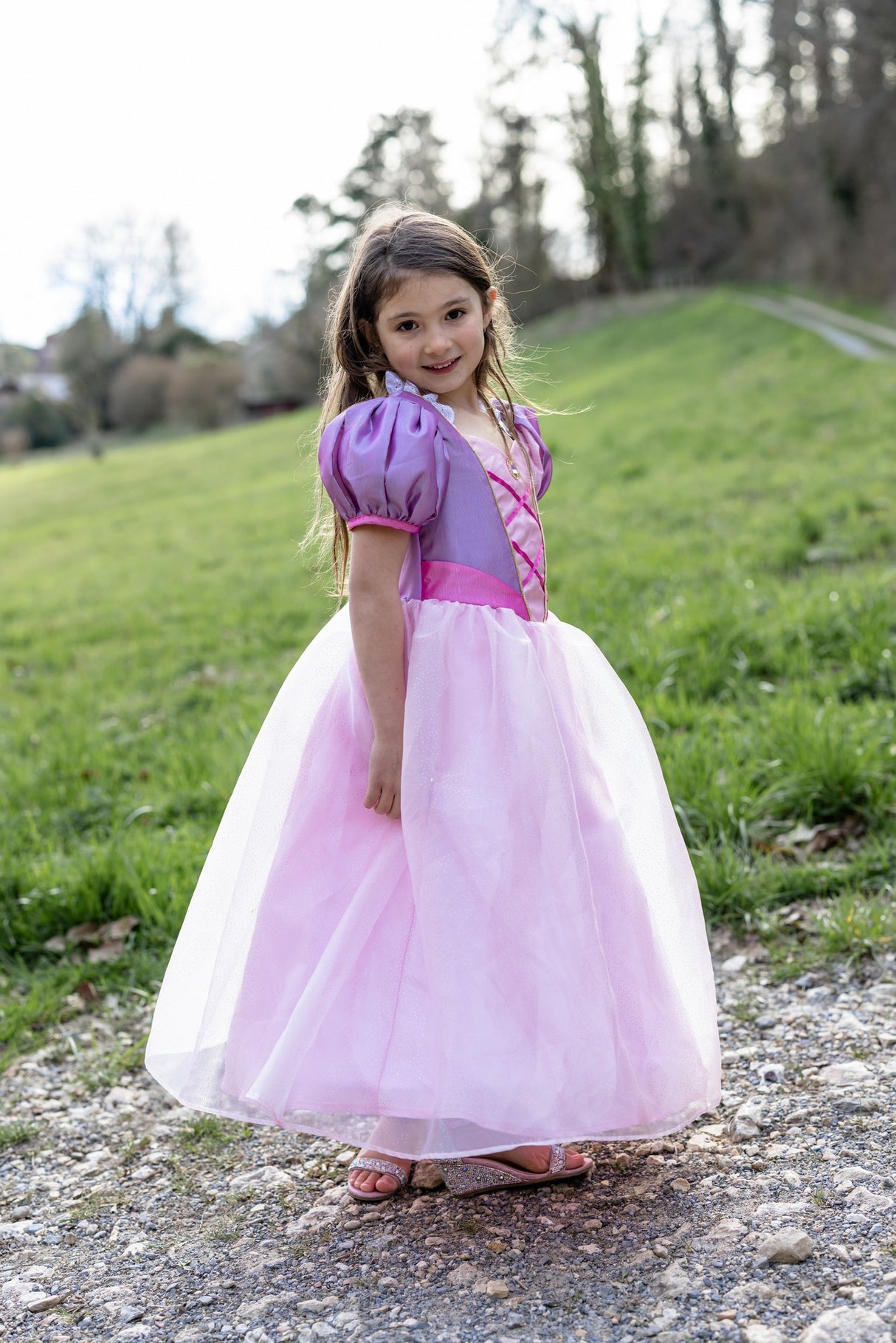 Rapunzel Kleid 7-8 Jahre