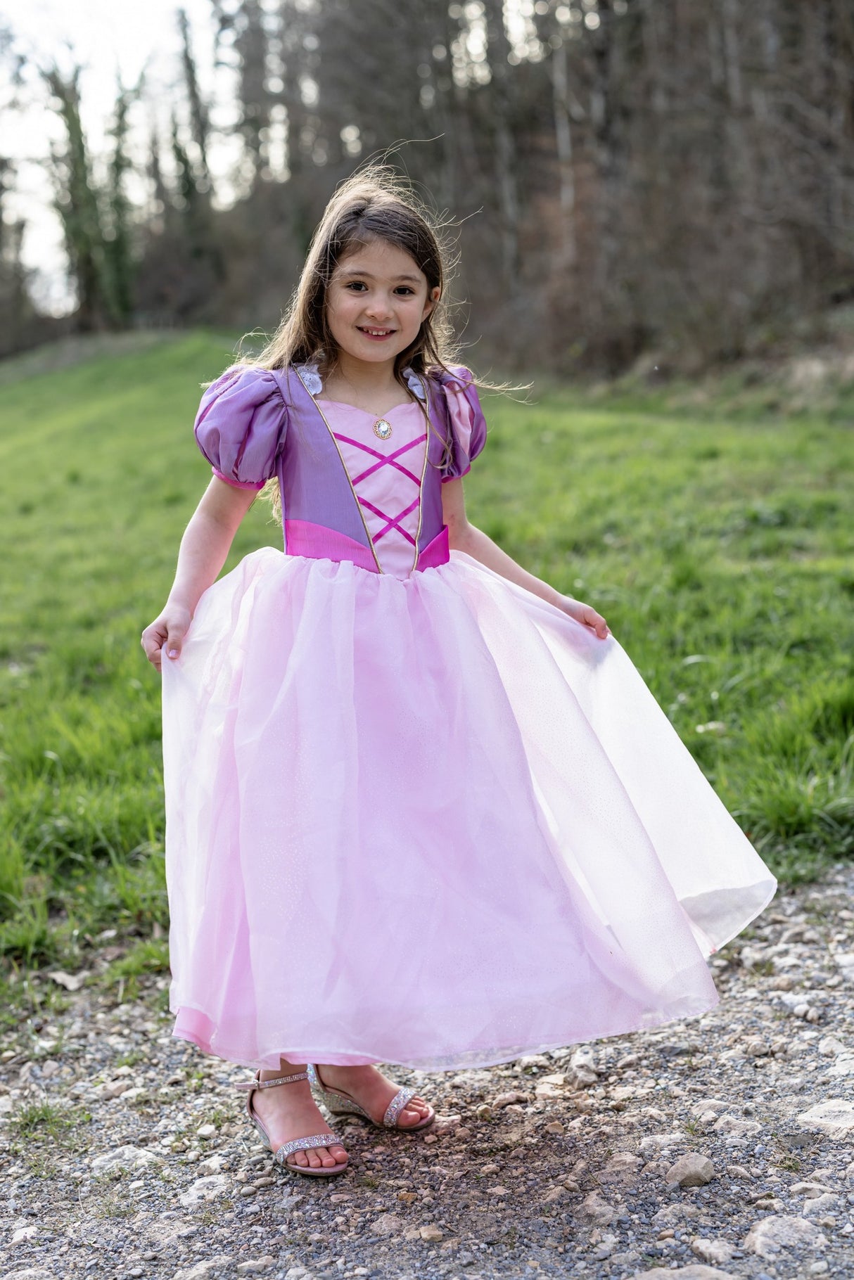 Rapunzel Kleid 7-8 Jahre