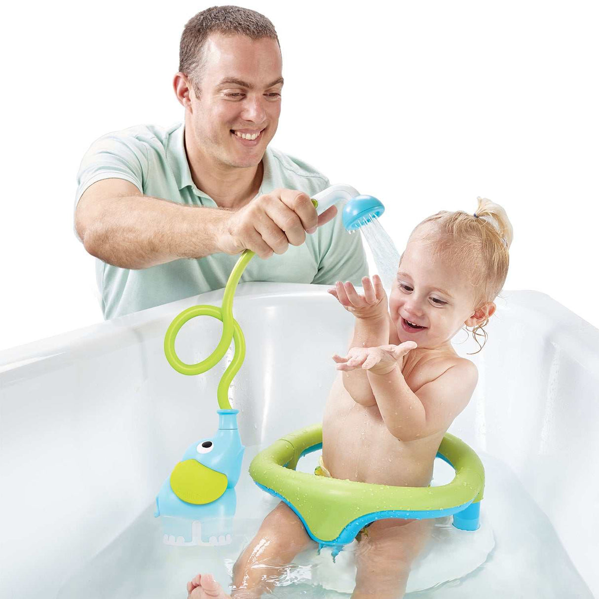 Babydusche- Elefant blau