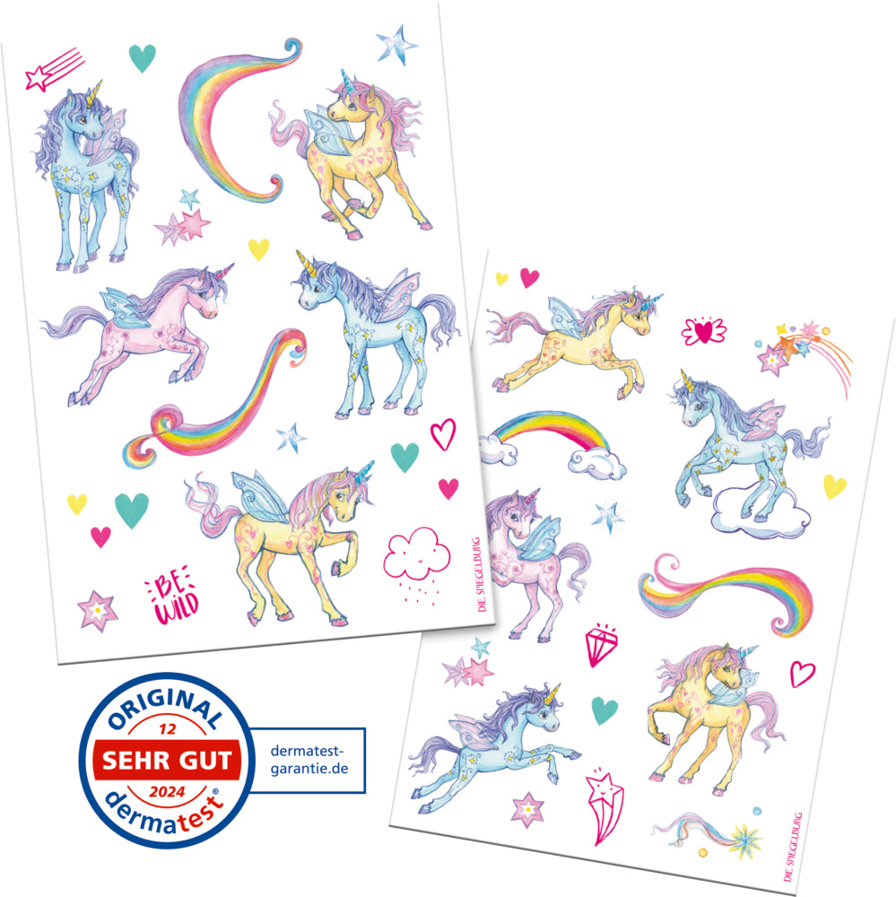Tattoos-Einhorn Paradies