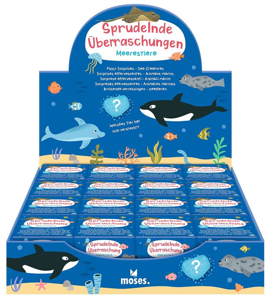 Sprudelnde Überraschung - Meerestiere (1 Stück)