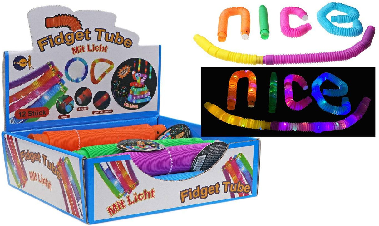 Fidget Tube mit Licht (1Stück)