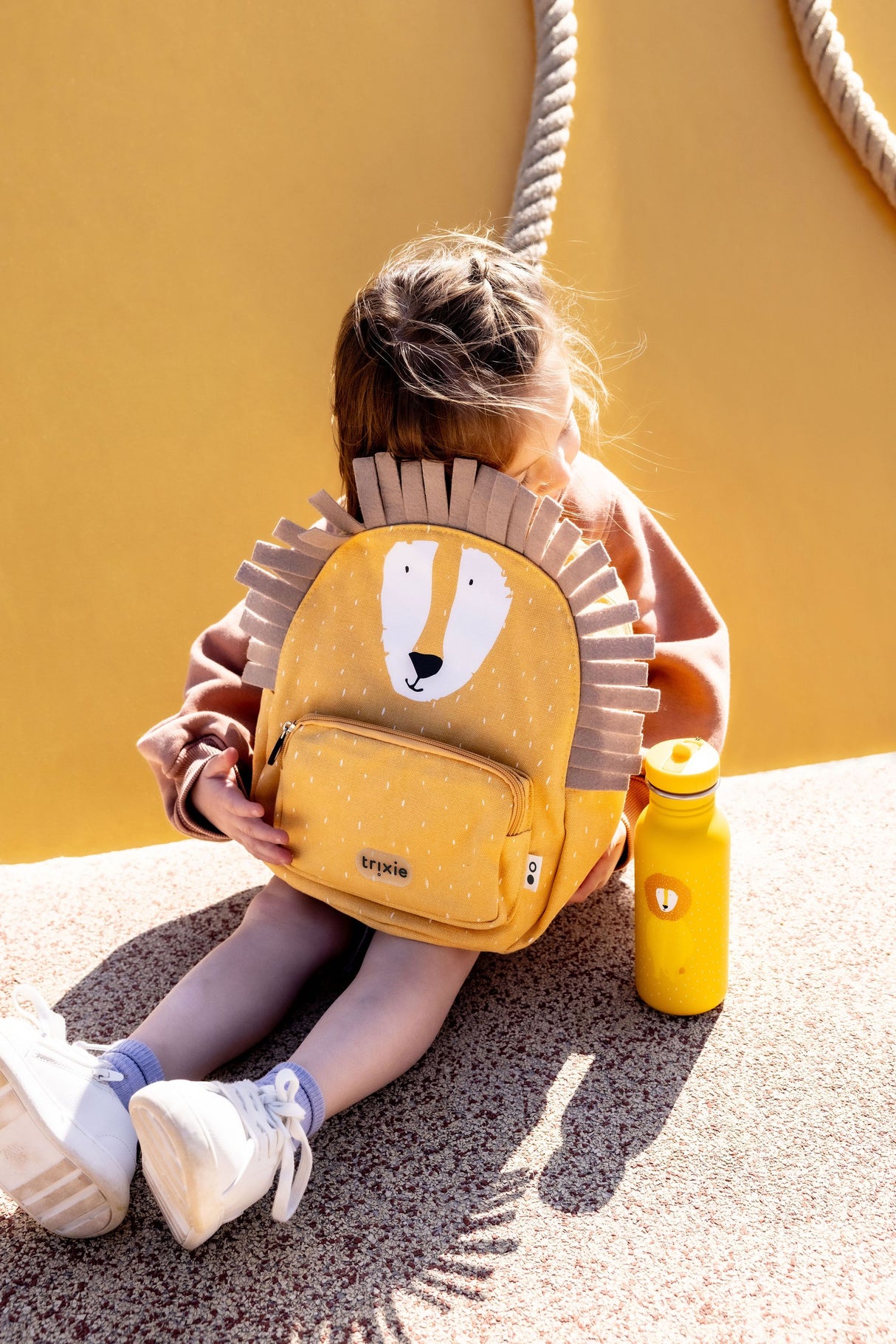 Schulset - Rucksack & Trinkflasche 500ml - Mr. Lion