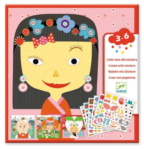 Kreatives Sticker Set: Jeder ist anders