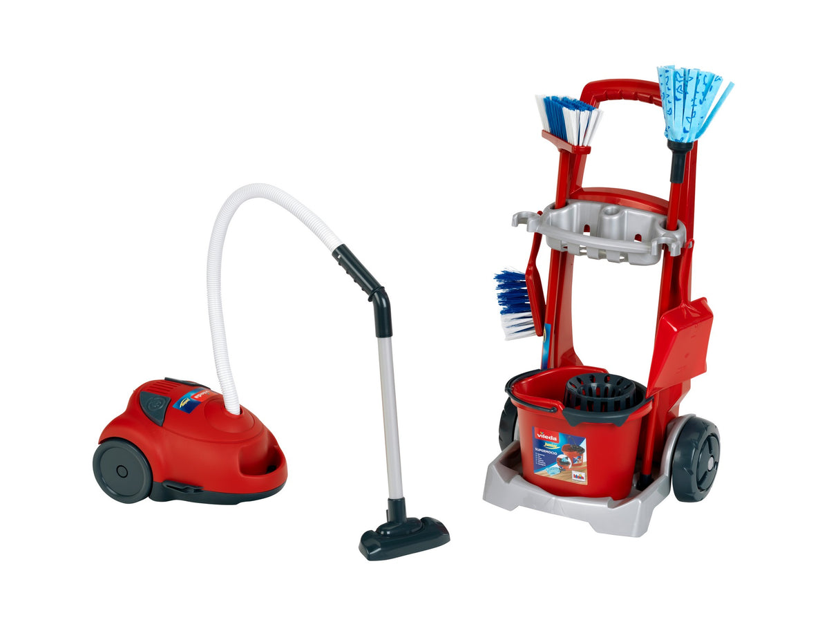 Vileda Besenwagen mit Staubsauger