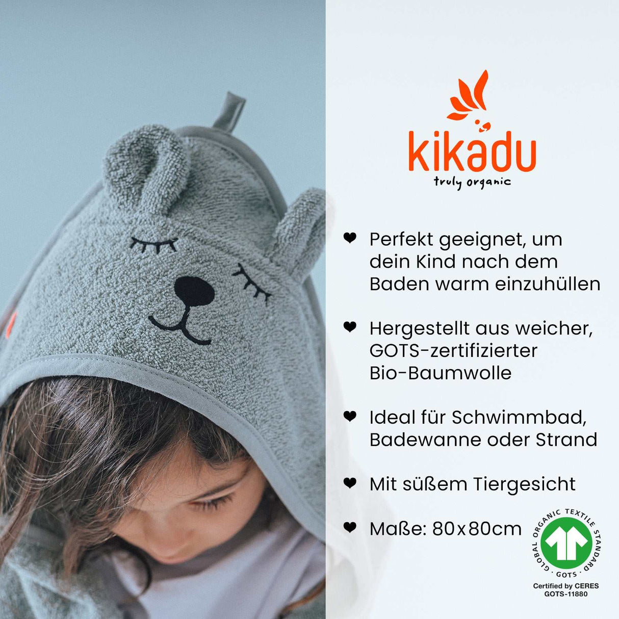 Kapuzen-Handtuch Eisbär