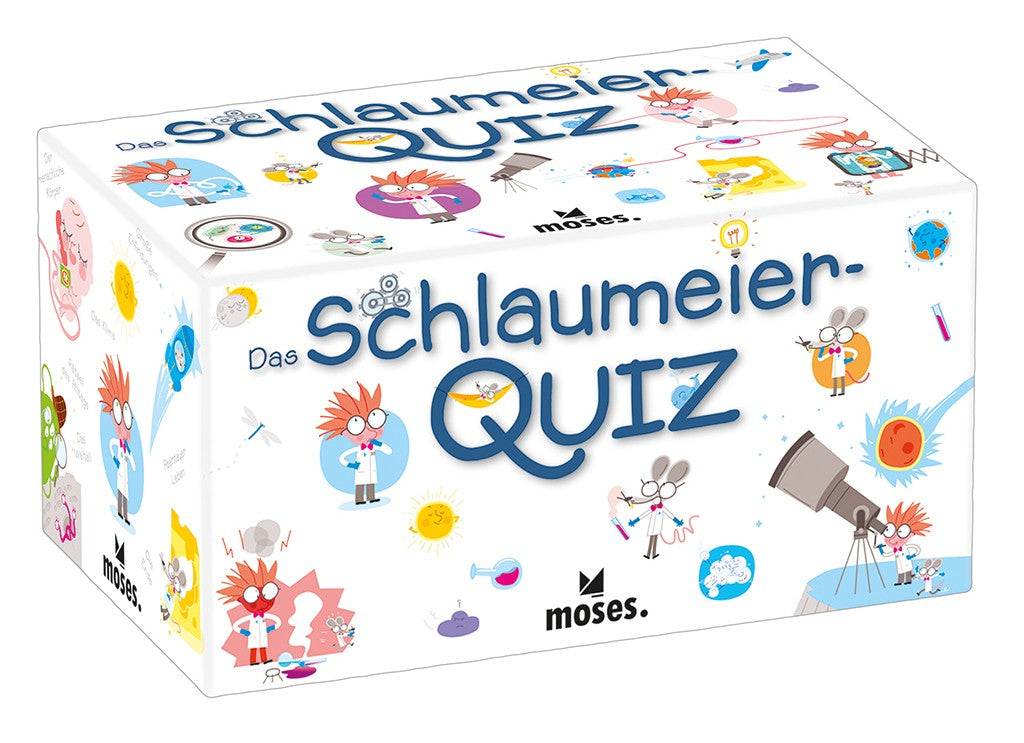 Das Schlaumeier-Quiz Kartenspiel mit 100 Fragen für Kinder ab 8 Jahren