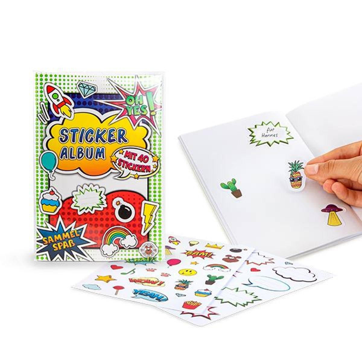 Sticker-Sammelalbum inkl. 40 Sticker