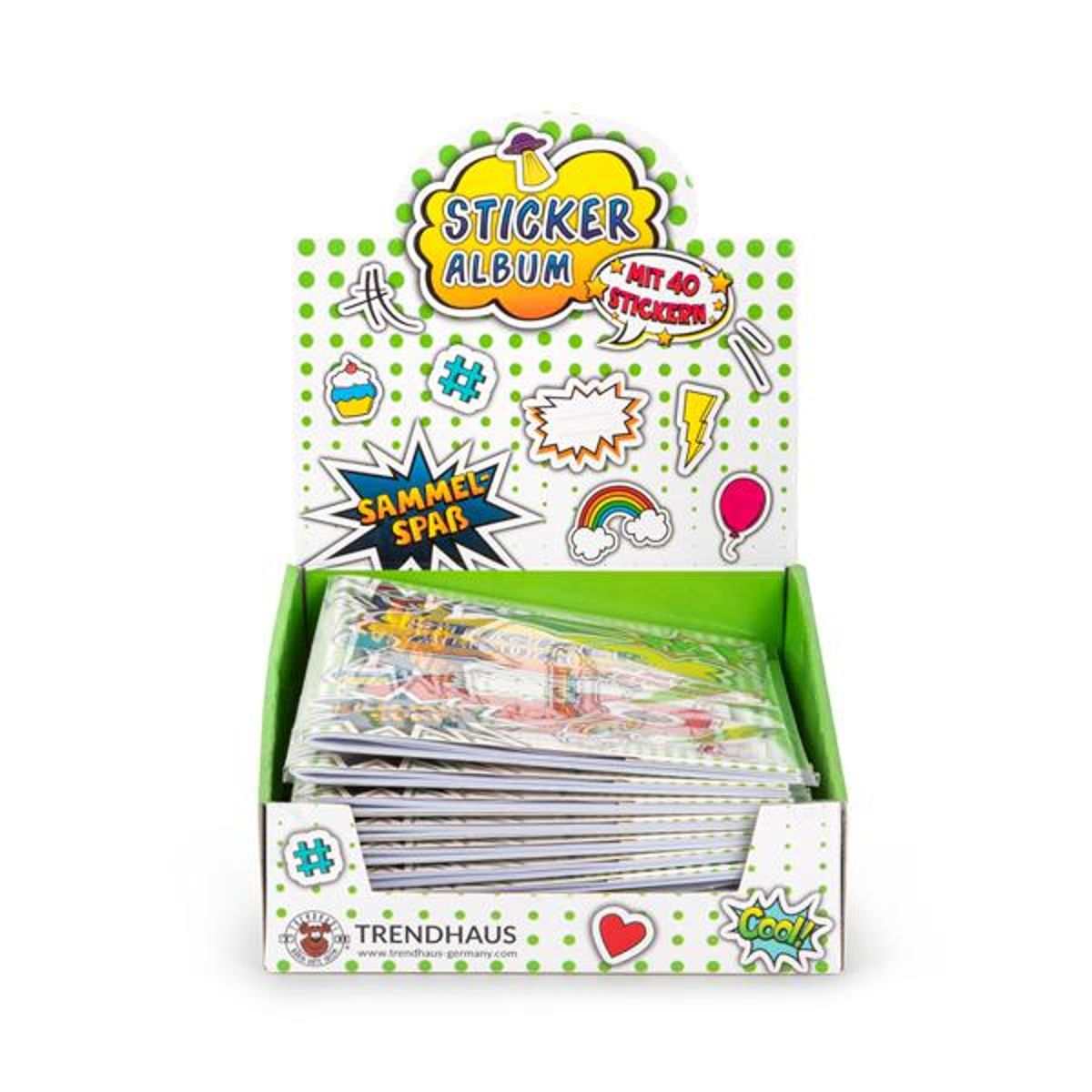 Sticker-Sammelalbum inkl. 40 Sticker