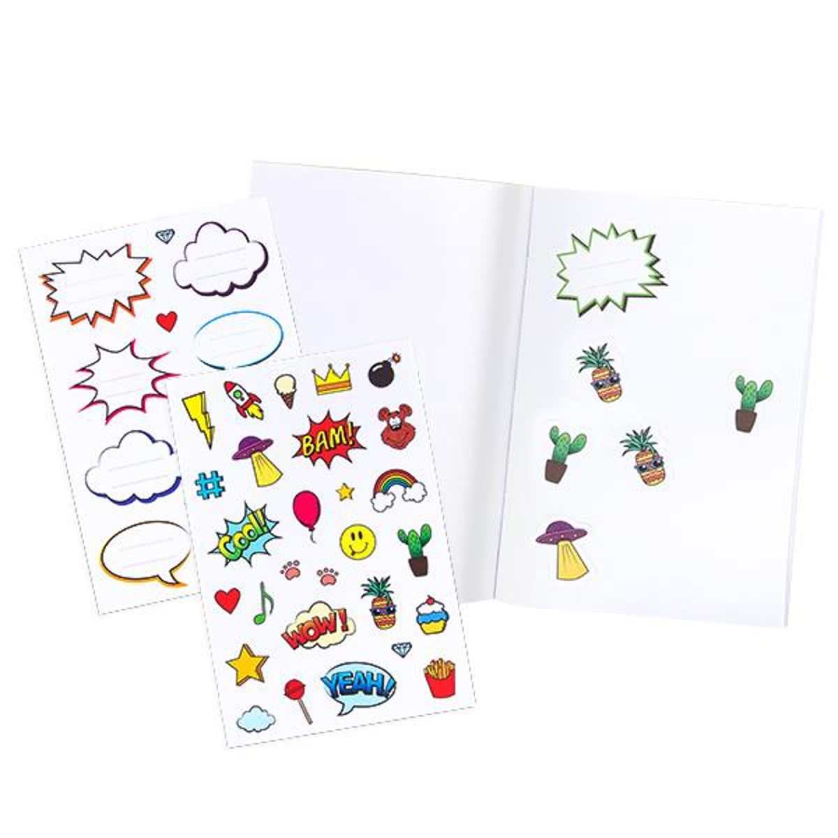 Sticker-Sammelalbum inkl. 40 Sticker