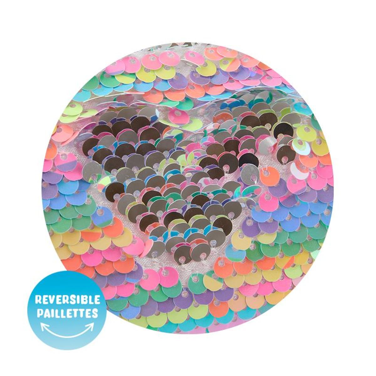 Regenbogen-Pailletten Mäppchen