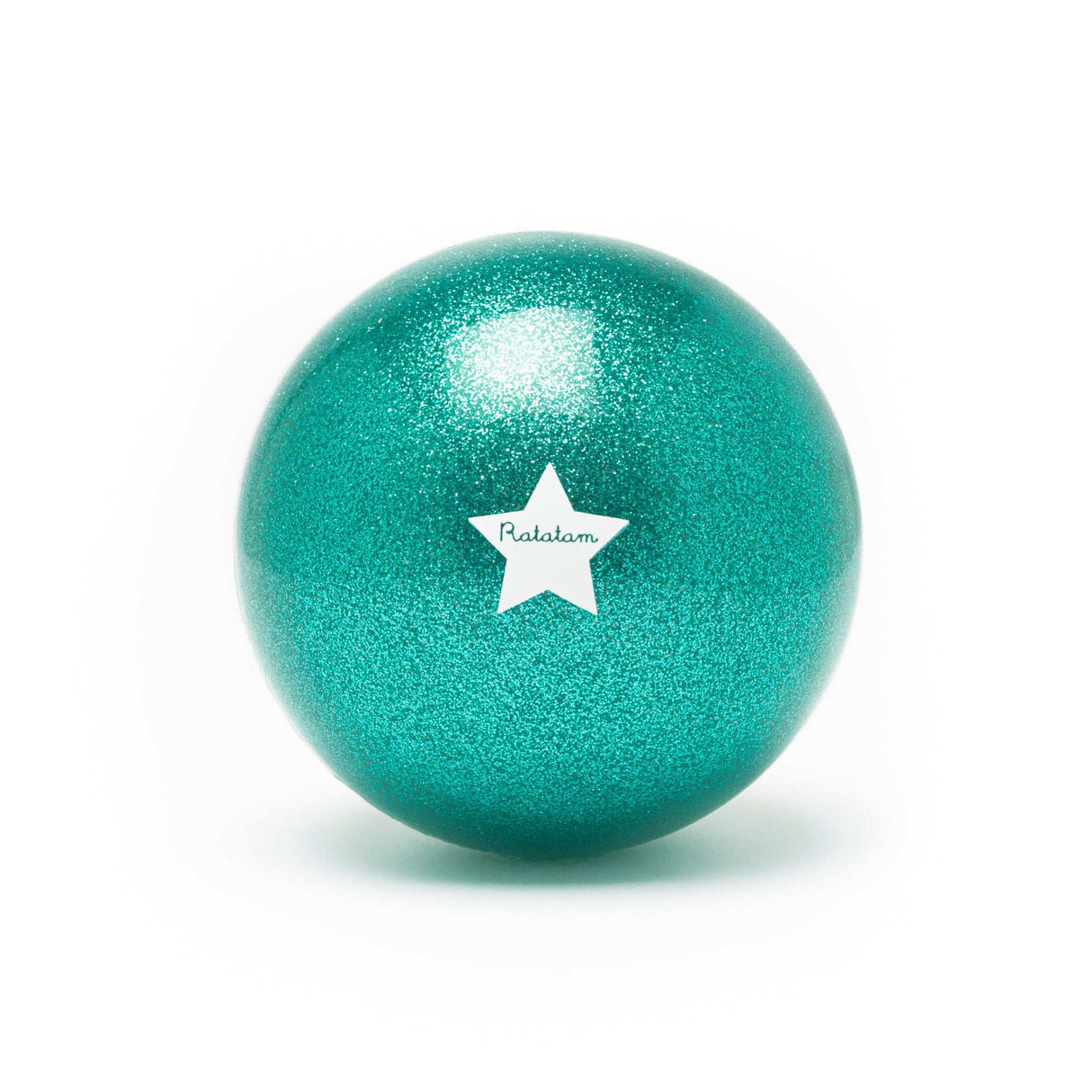 Glitter Ball grün (10 cm)