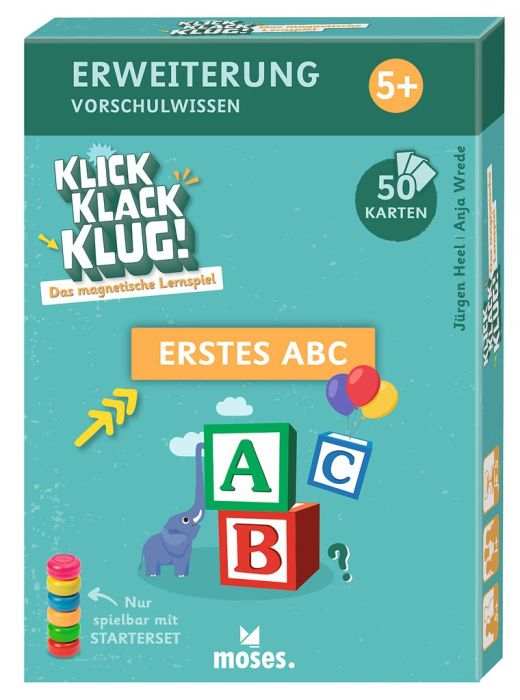 Klick Klack Klug! Set Magnetturm + Erstes ABC