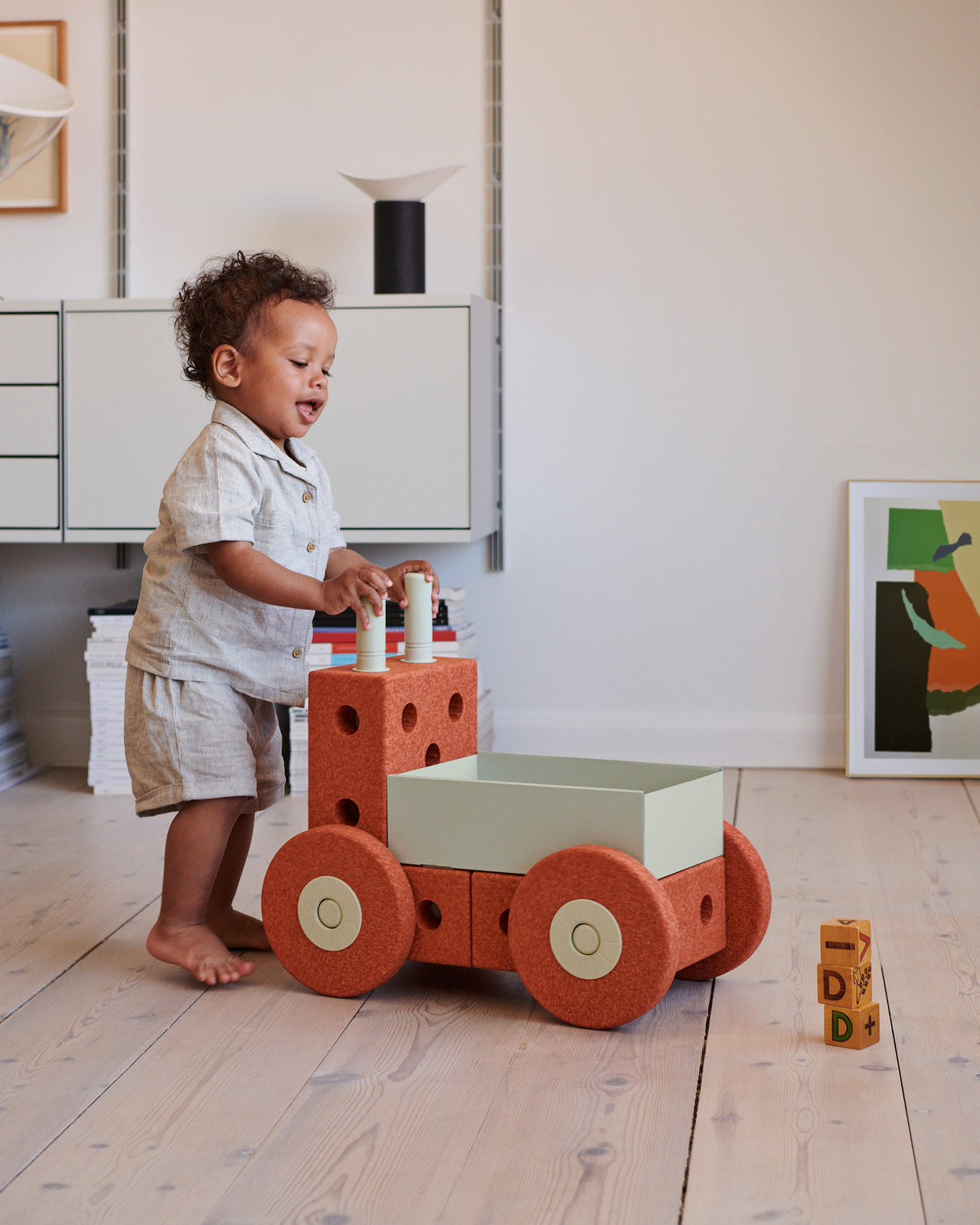 MODU 3-IN-1 Lauflernwagen/ Burnt Orange