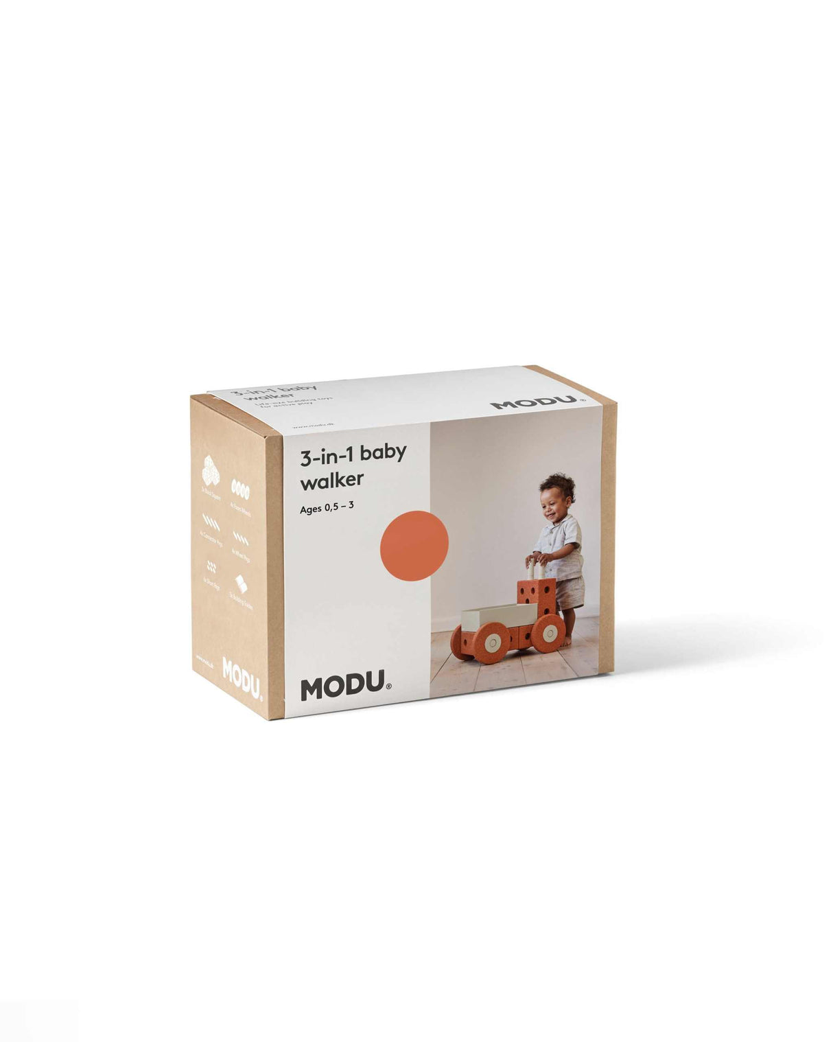 MODU 3-IN-1 Lauflernwagen/ Burnt Orange