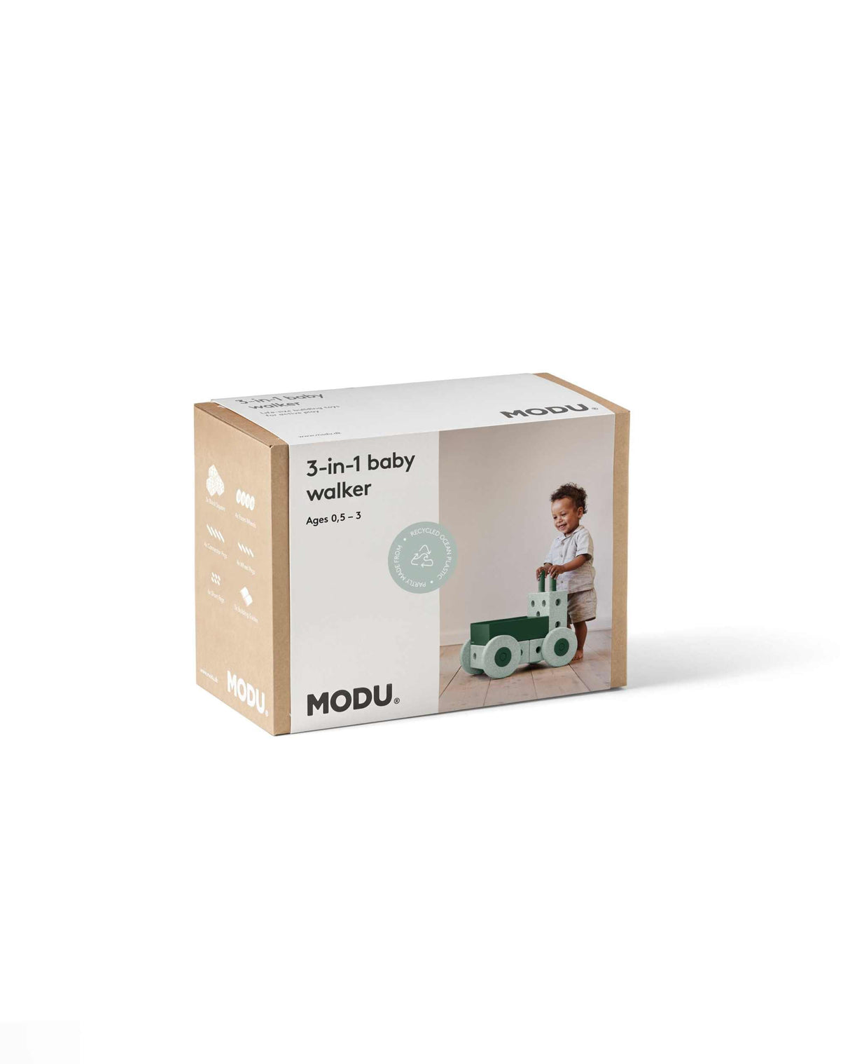 MODU 3-IN-1 Lauflernwagen/ Ocean Mint