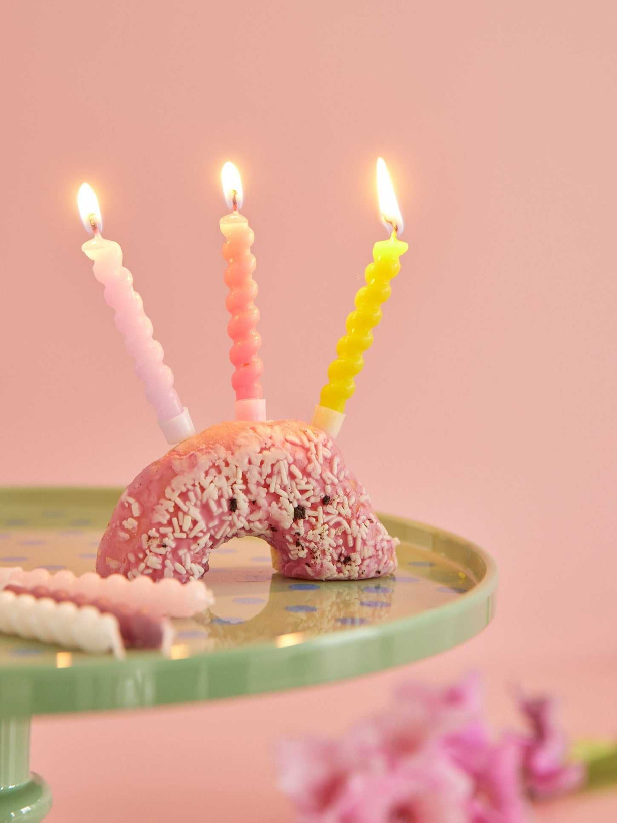 Kleine Kuchenkerzen - Pink - Twisted Design
