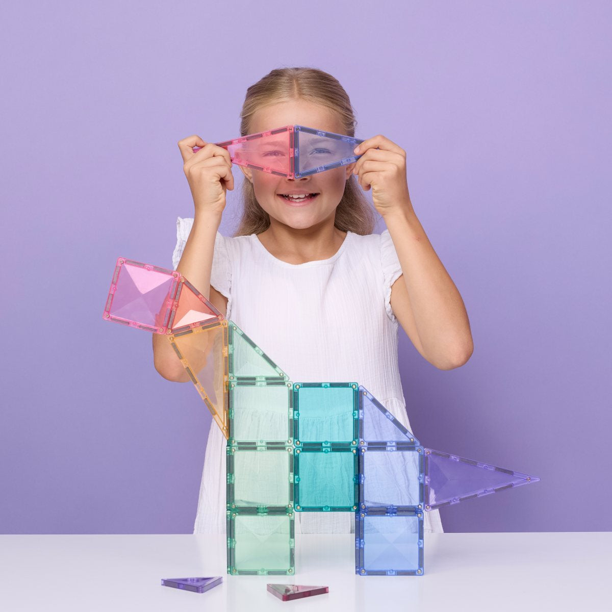 Magnetbausteine Pastel Starter Pack 56 Teile