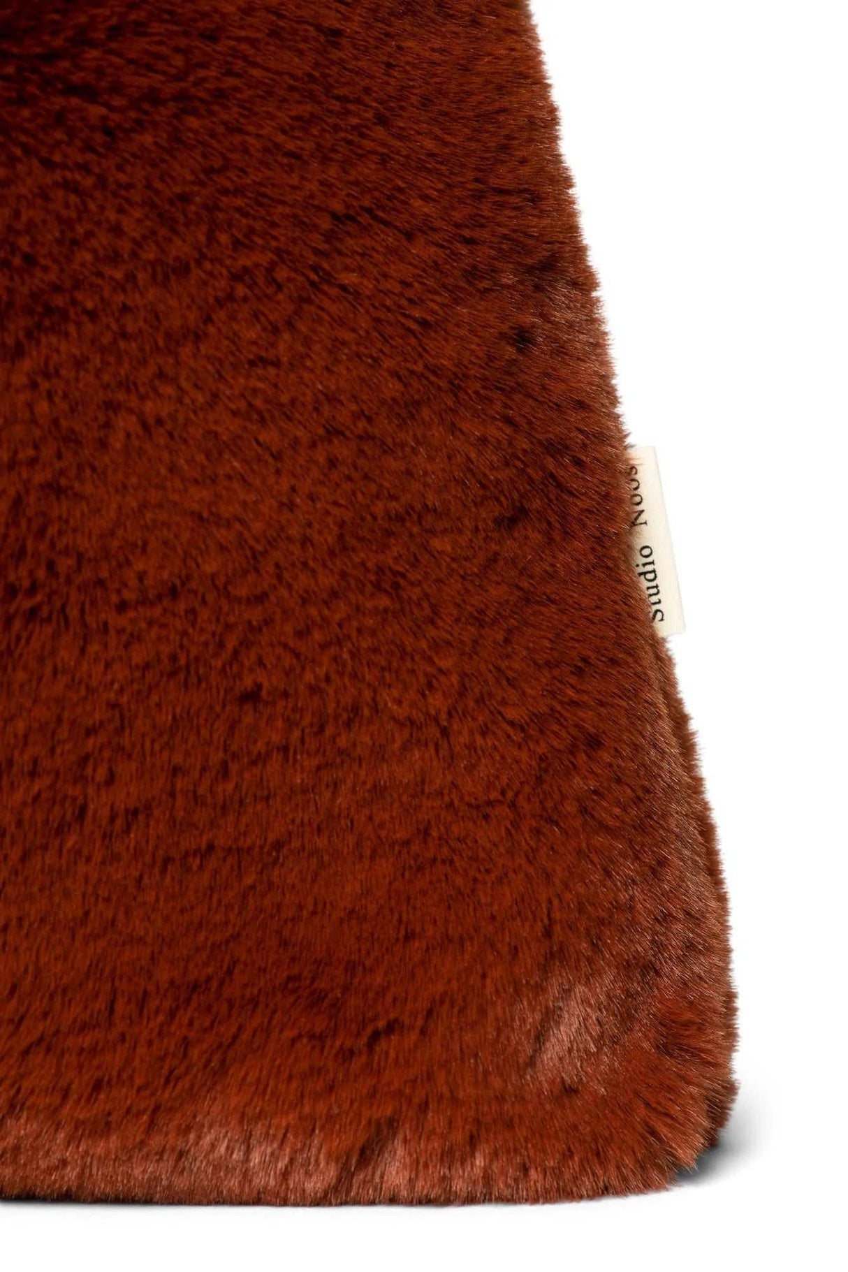 Faux Fur Mom-Bag Kakao