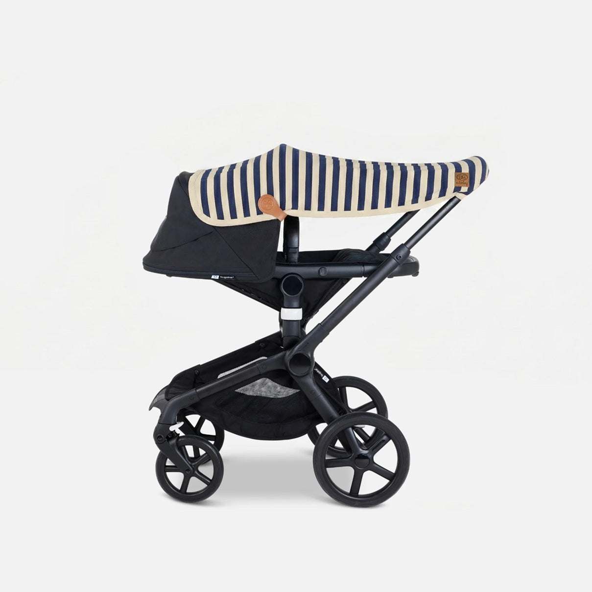 UV- Sonnenschutzdecke / Navy Sandy Stripe