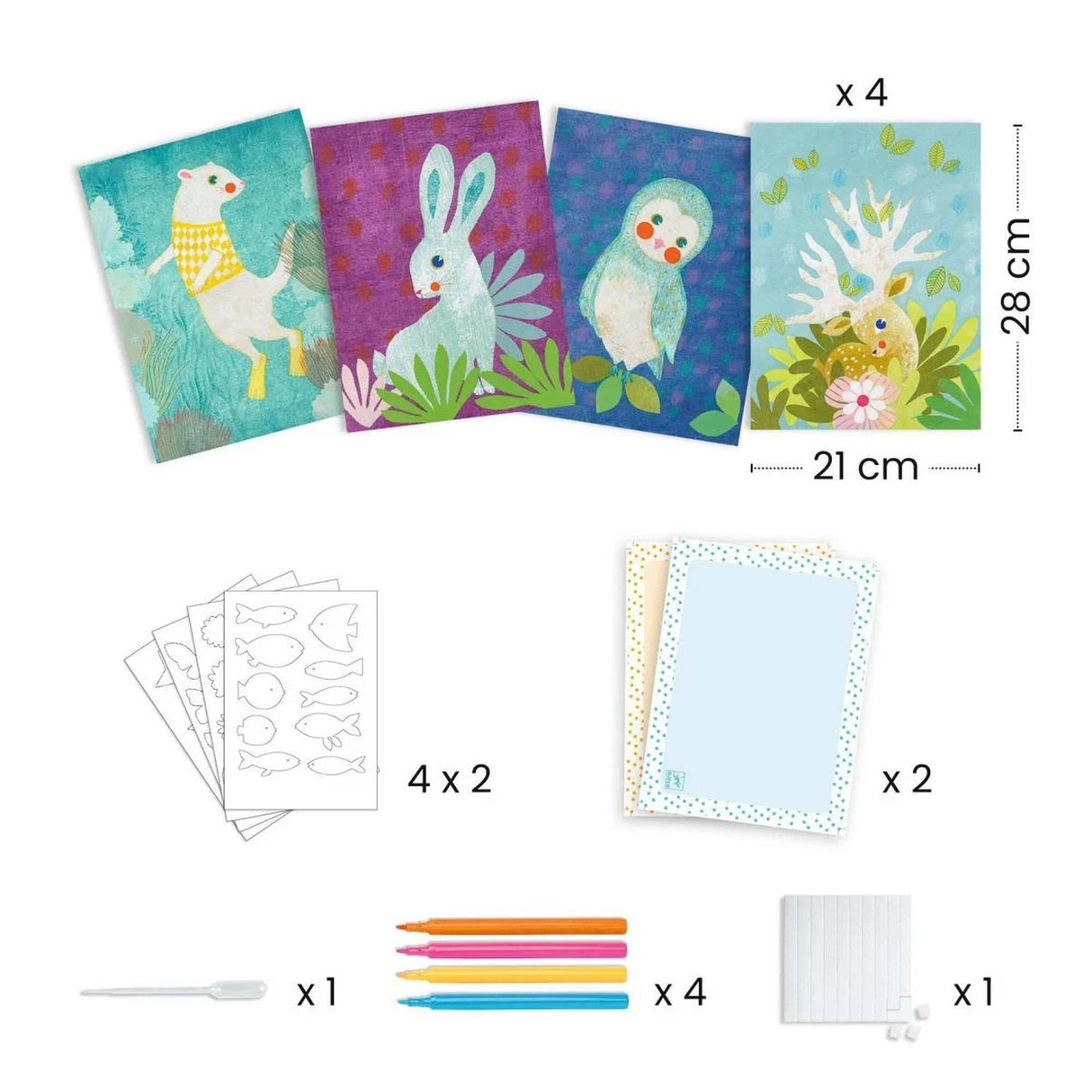 Malset 3-6: Mit Löschpapier