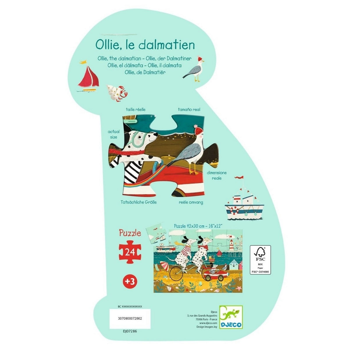 Puzzle: Dalmatiner - 24 Teile