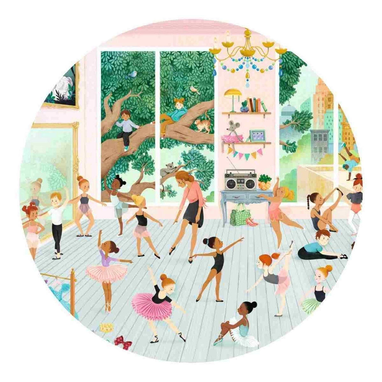 Wimmelpuzzle: Tanzschule - 100 Teile