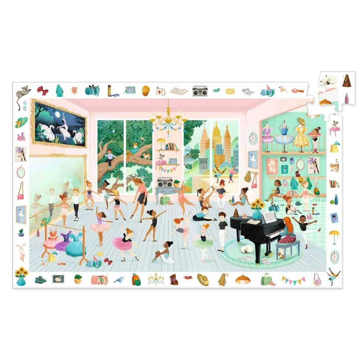 Wimmelpuzzle: Tanzschule - 100 Teile