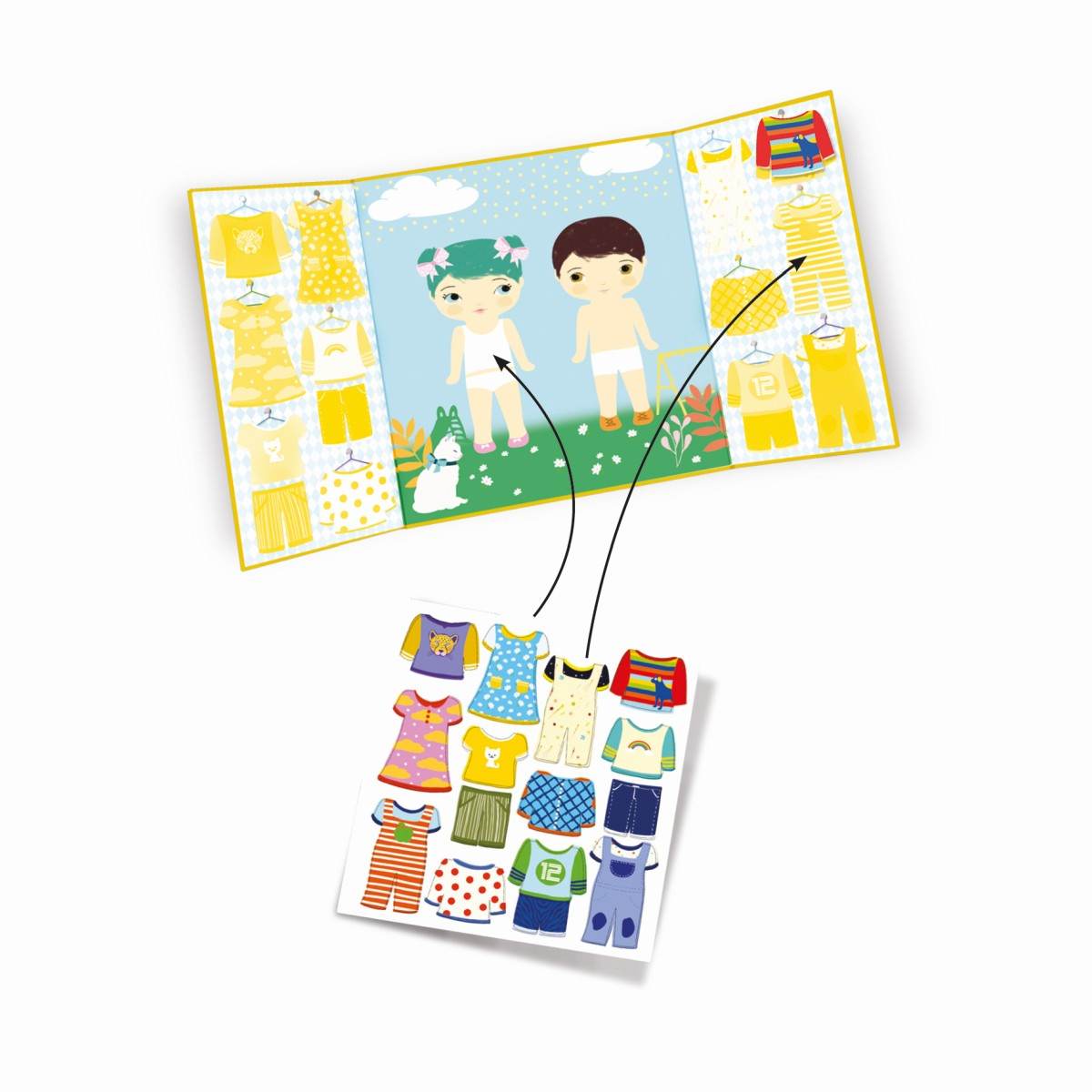Sticker: Kleidung